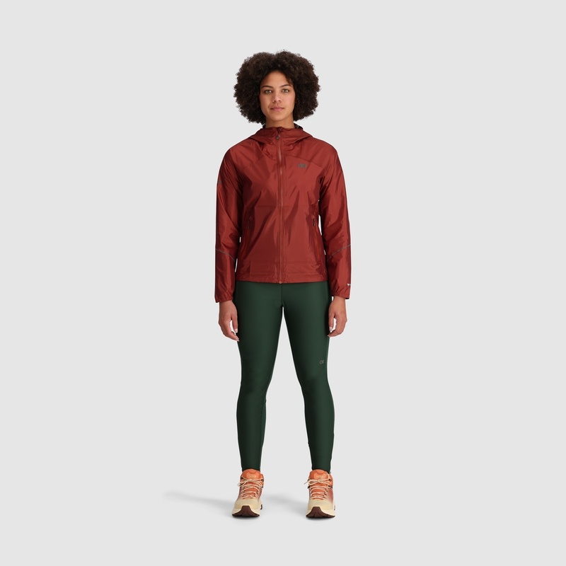 Outdoor Research Helium Regenjacke Damen Rot Braun | Österreich-832RPTMIN