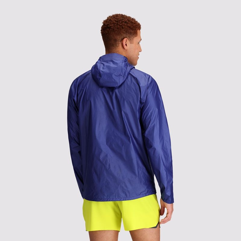 Outdoor Research Helium Wind Hoodie Jacken Herren Indigo | Österreich-016RKTQND