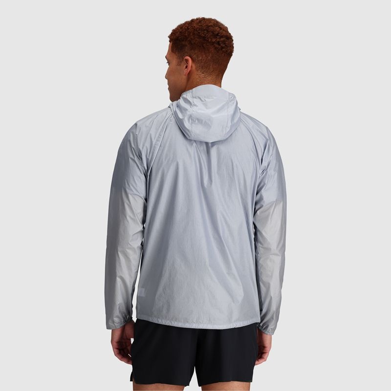 Outdoor Research Helium Wind Hoodie Jacken Herren Hellgrau | Österreich-268NGVJYB