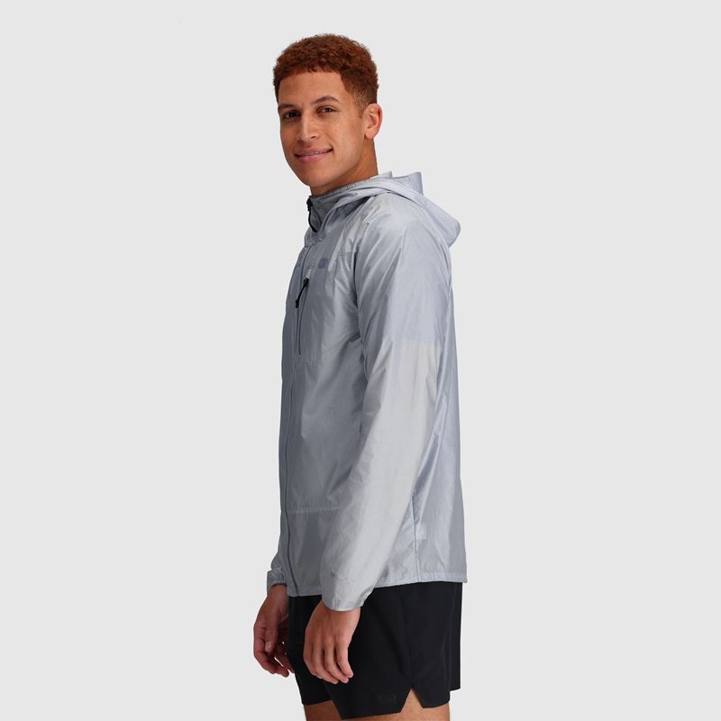 Outdoor Research Helium Wind Hoodie Jacken Herren Hellgrau | Österreich-268NGVJYB