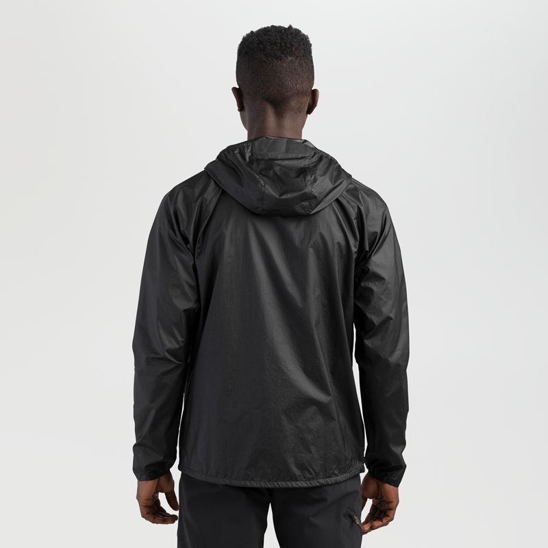 Outdoor Research Helium Wind Hoodie Jacken Herren Schwarz | Österreich-528UNBLPF