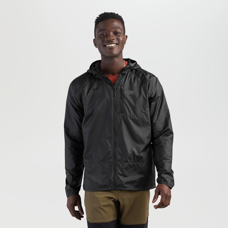 Outdoor Research Helium Wind Hoodie Jacken Herren Schwarz | Österreich-528UNBLPF