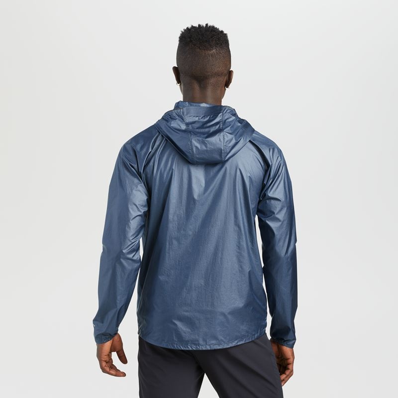 Outdoor Research Helium Wind Hoodie Jacken Herren Blau | Österreich-745ZYRJMT