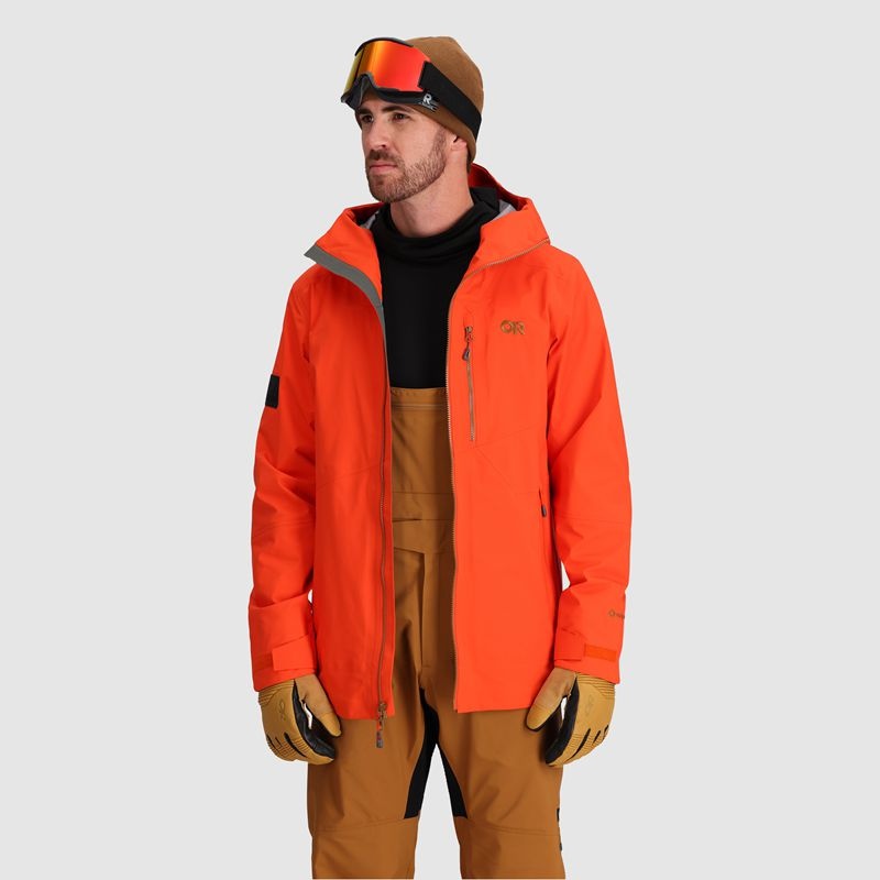 Outdoor Research Hemispheres II GORE-TEX® Skijacke Herren Orange | Österreich-065UAHTEV