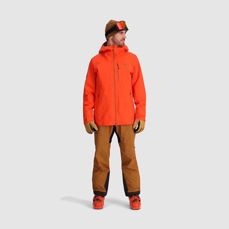 Outdoor Research Hemispheres II GORE-TEX® Skijacke Herren Orange | Österreich-065UAHTEV