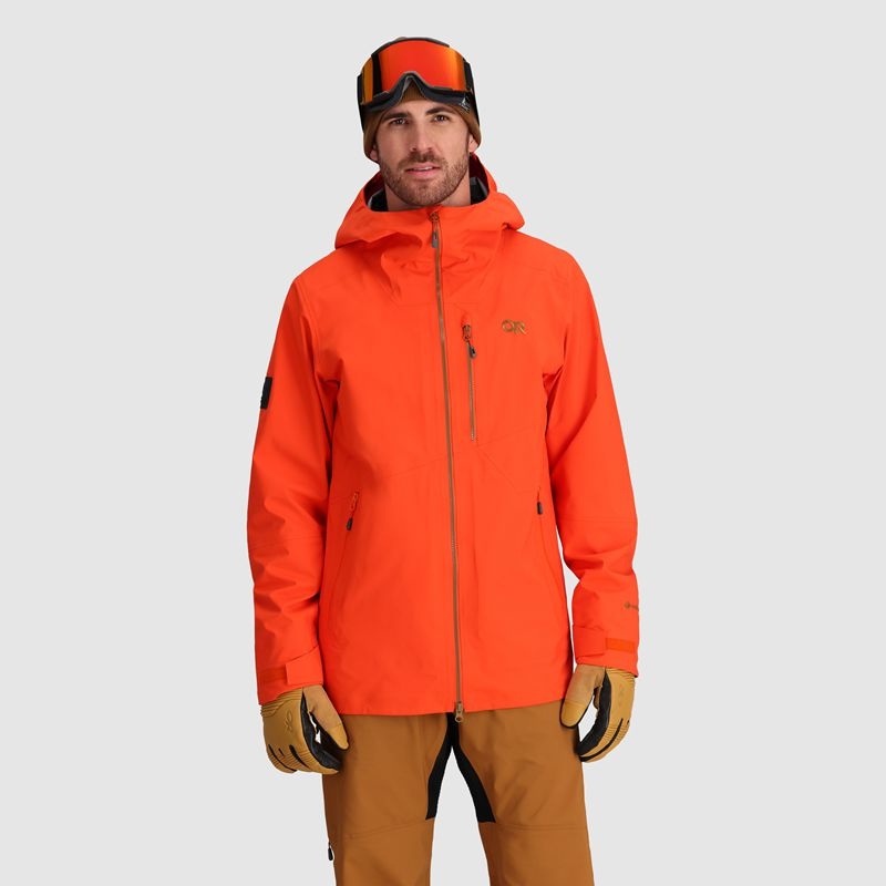 Outdoor Research Hemispheres II GORE-TEX® Skijacke Herren Orange | Österreich-065UAHTEV