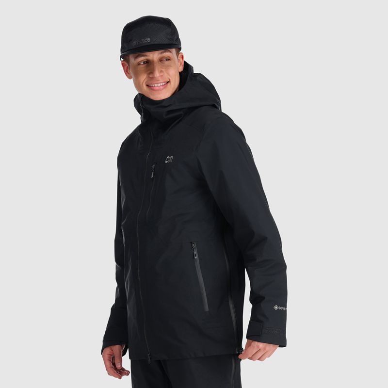 Outdoor Research Hemispheres II GORE-TEX® Skijacke Herren Schwarz | Österreich-287ZKHDLU