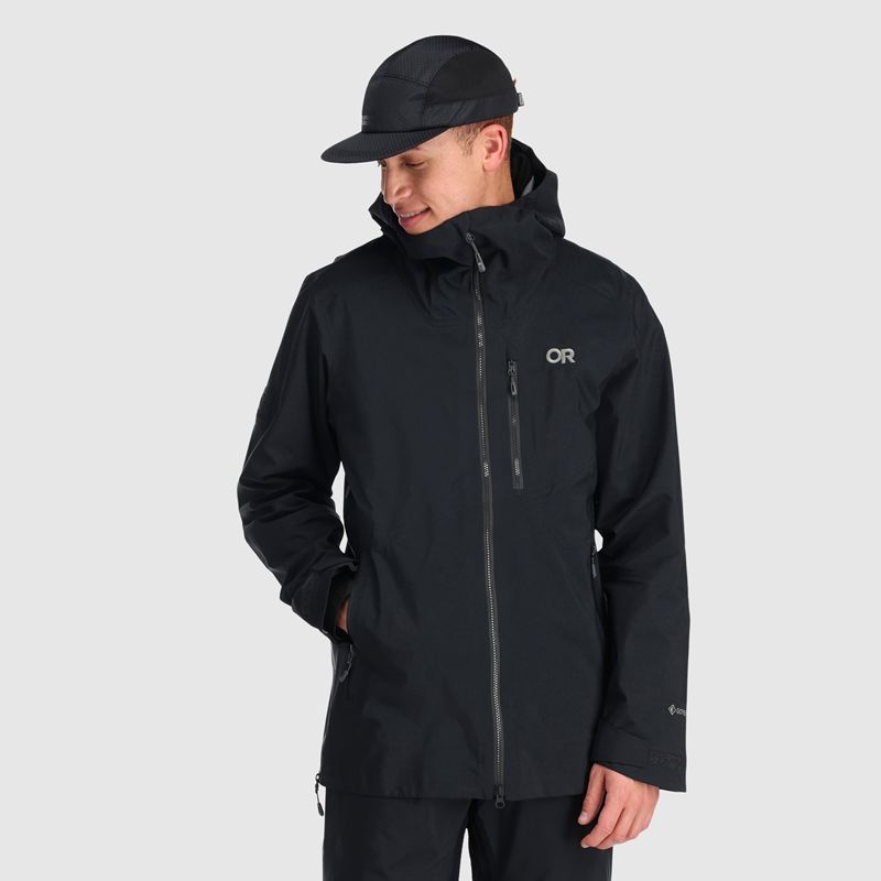 Outdoor Research Hemispheres II GORE-TEX® Skijacke Herren Schwarz | Österreich-287ZKHDLU