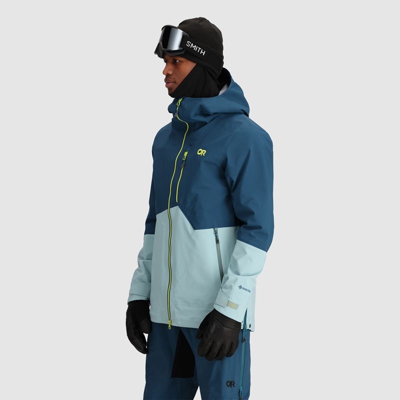 Outdoor Research Hemispheres II GORE-TEX® Skijacke Herren Blau Hellblau | Österreich-465EPUJLZ