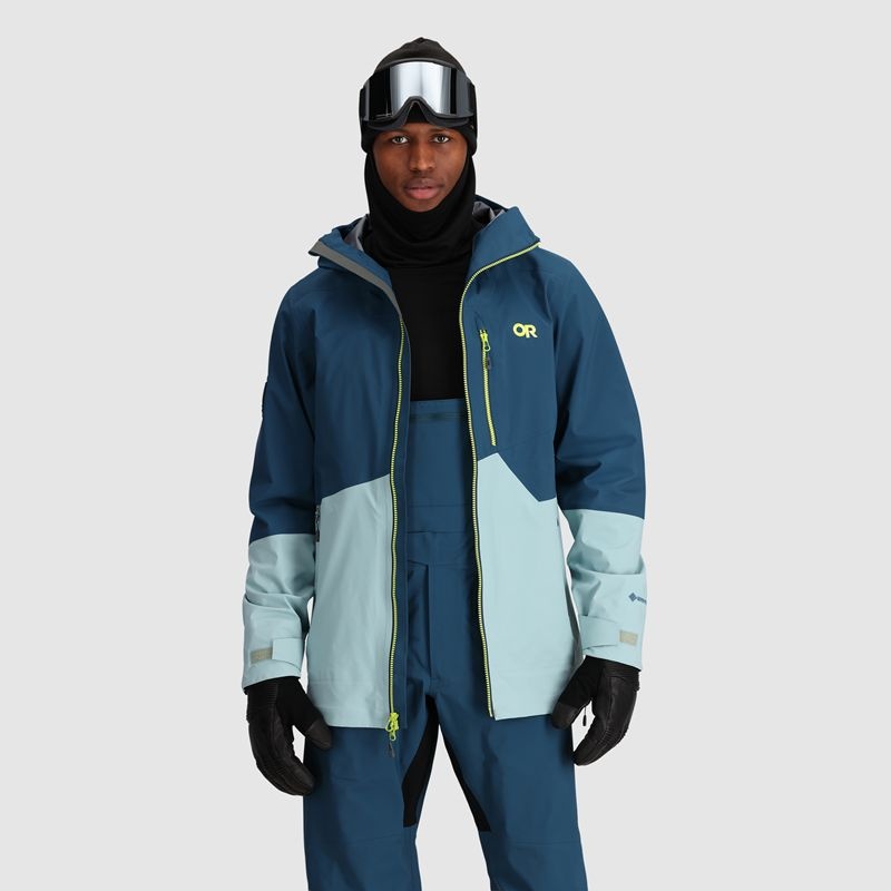 Outdoor Research Hemispheres II GORE-TEX® Skijacke Herren Blau Hellblau | Österreich-465EPUJLZ