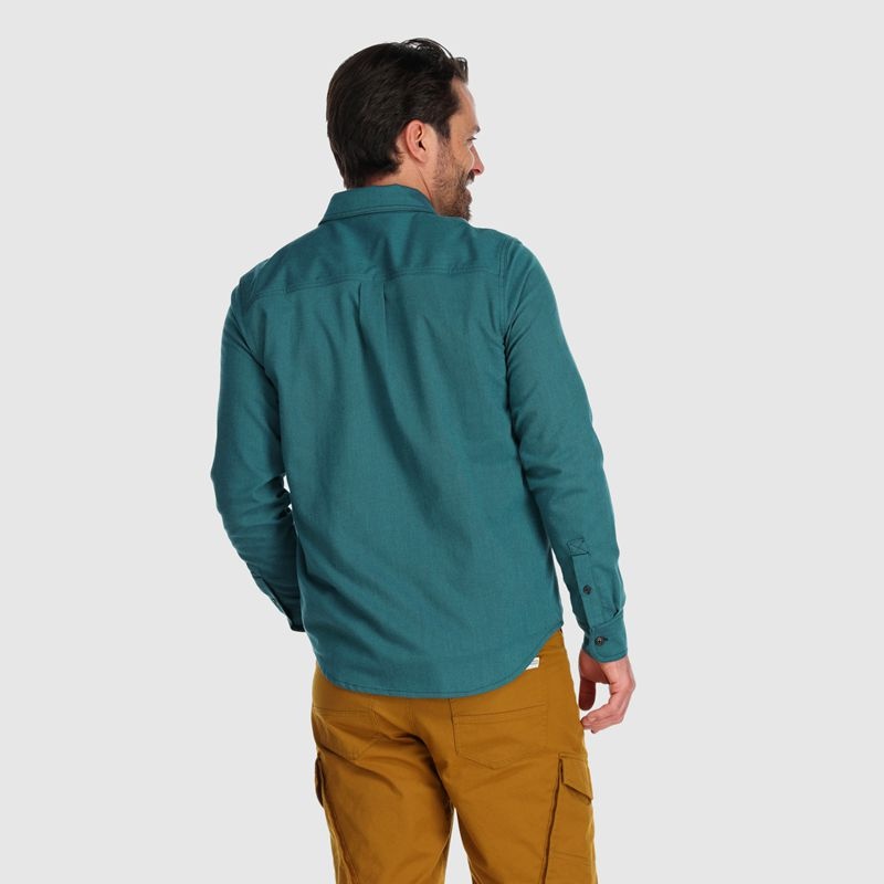 Outdoor Research Kulshan Flannel Hemd Herren Türkis | Österreich-732BKIAQZ