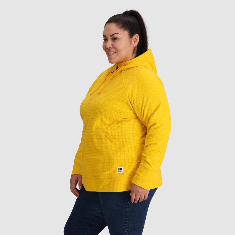 Outdoor Research Mega Trail Mix Fleece Full Zip-Plus Hoodie Damen Gelb | Österreich-138OELMBW