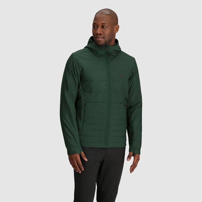 Outdoor Research Shadow Insulated Hoodie Daunenjacke Herren Grün | Österreich-498BTAHUW