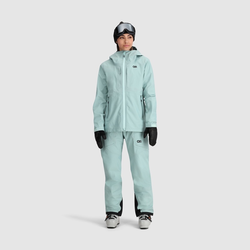 Outdoor Research Skytour AscentShell Overalls Damen Türkis Khaki | Österreich-817NHGKXQ