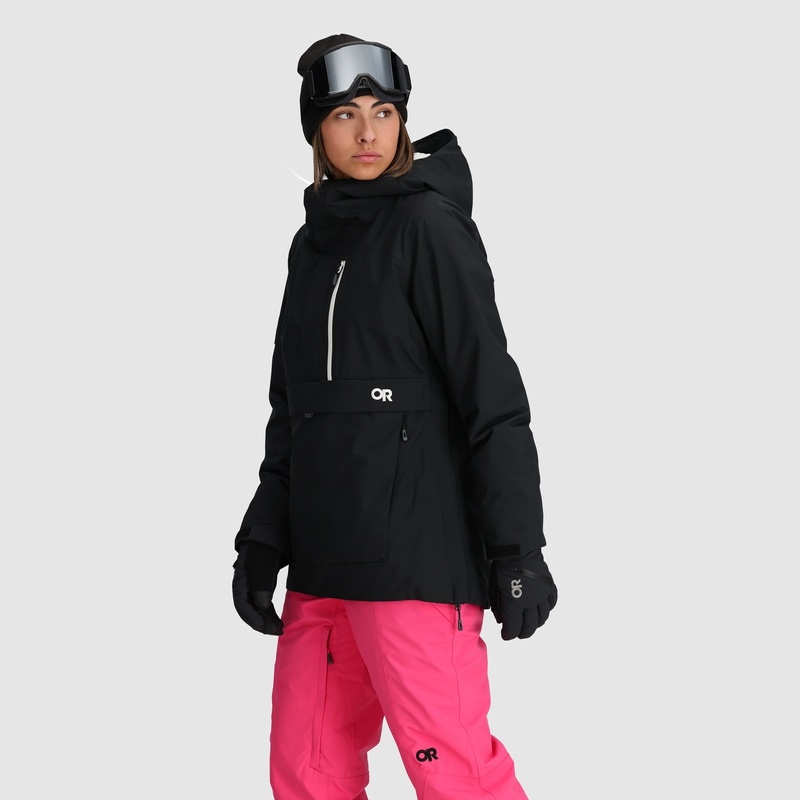 Outdoor Research Snowcrew Anorak Jacken Damen Schwarz | Österreich-167LCKXJN