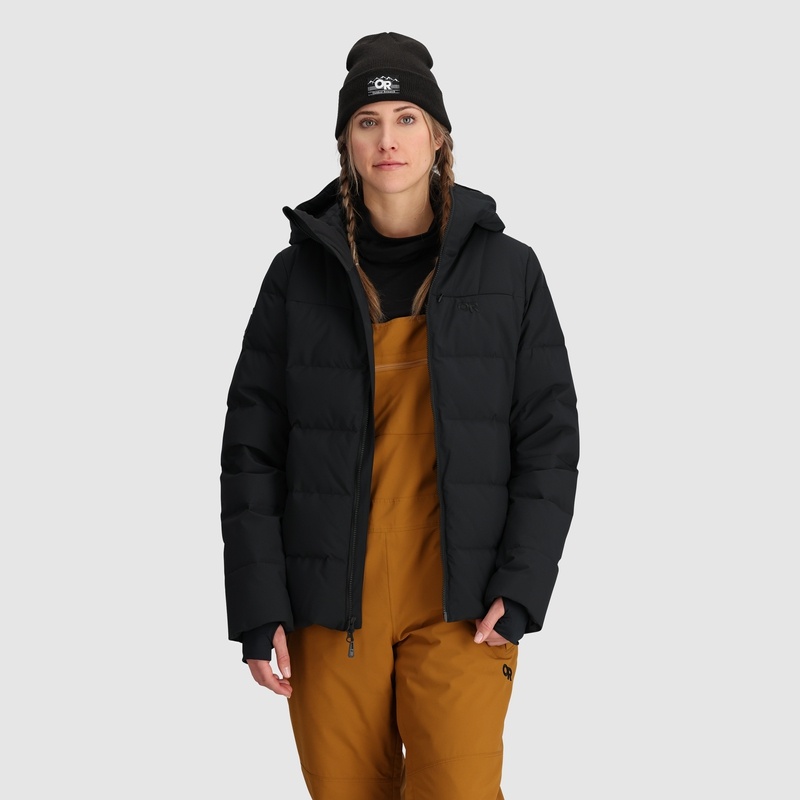 Outdoor Research Snowcrew Daunenjacke Damen Schwarz | Österreich-583JIBNKG