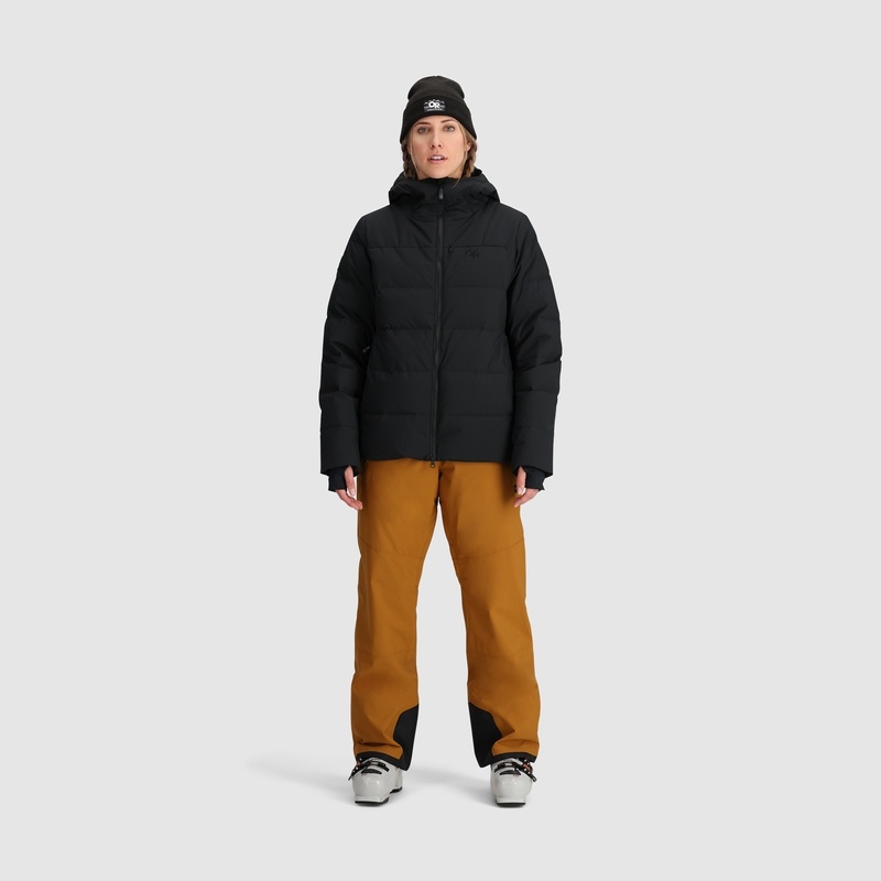 Outdoor Research Snowcrew Daunenjacke Damen Schwarz | Österreich-583JIBNKG