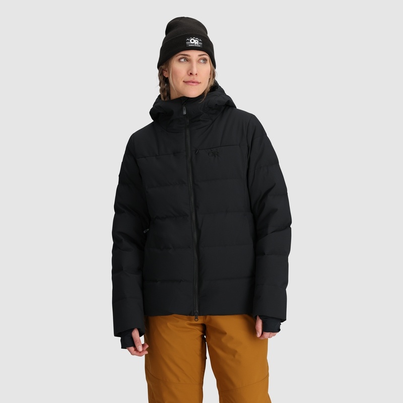 Outdoor Research Snowcrew Daunenjacke Damen Schwarz | Österreich-583JIBNKG