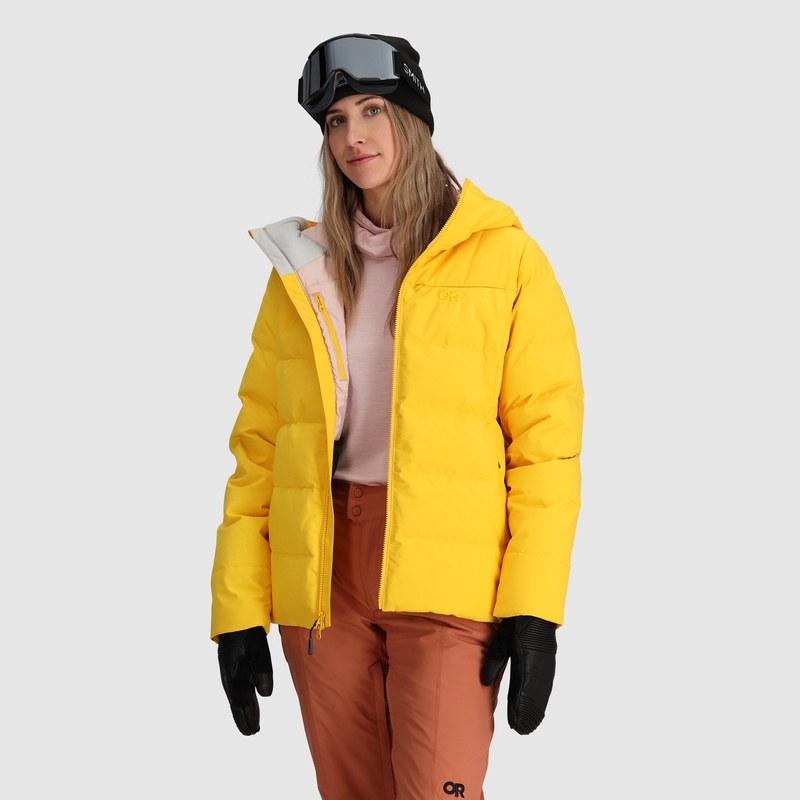 Outdoor Research Snowcrew Daunenjacke Damen Gelb | Österreich-941OYDVHW