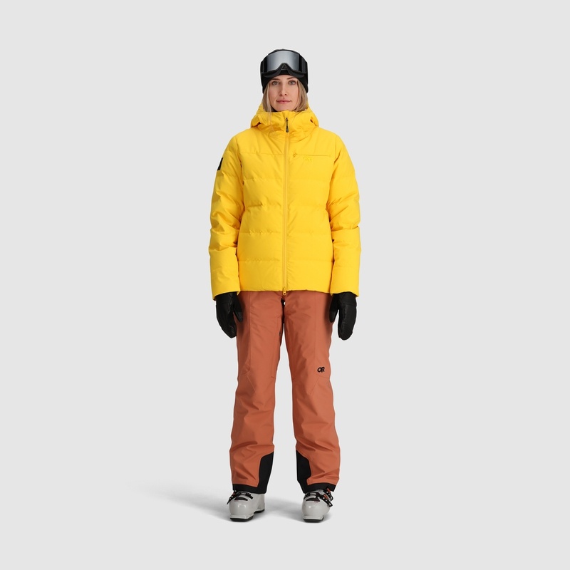 Outdoor Research Snowcrew Daunenjacke Damen Gelb | Österreich-941OYDVHW