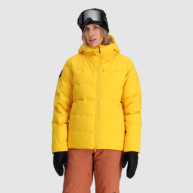 Outdoor Research Snowcrew Daunenjacke Damen Gelb | Österreich-941OYDVHW