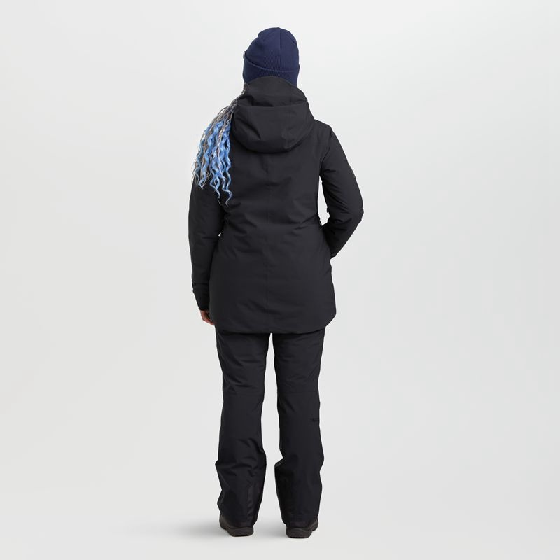 Outdoor Research Snowcrew Skijacke Damen Schwarz | Österreich-386PECRFQ