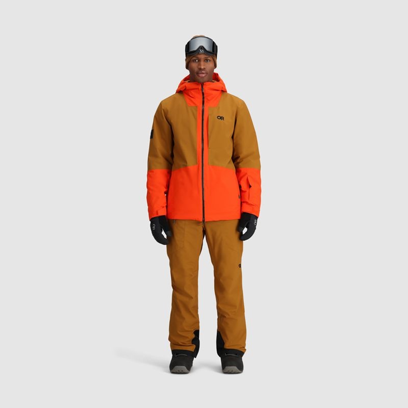 Outdoor Research Snowcrew Skijacke Herren Orange Braun | Österreich-760MRXSQZ