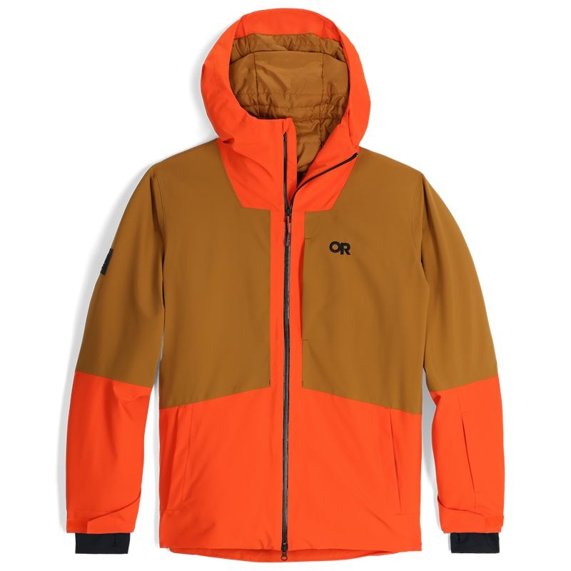 Outdoor Research Snowcrew Skijacke Herren Orange Braun | Österreich-760MRXSQZ