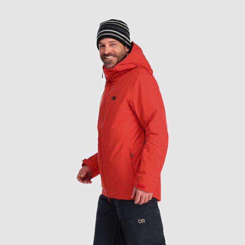 Outdoor Research Snowcrew Skijacke Herren Rot | Österreich-698YIXWFV