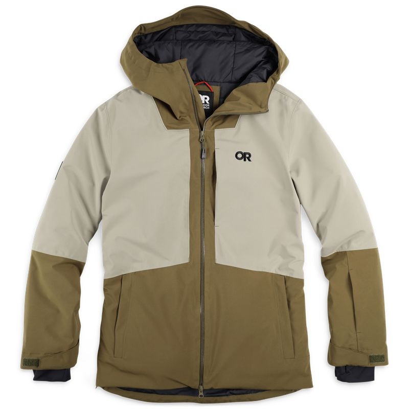 Outdoor Research Snowcrew Skijacke Herren Khaki Olivgrün | Österreich-058DAGYEI