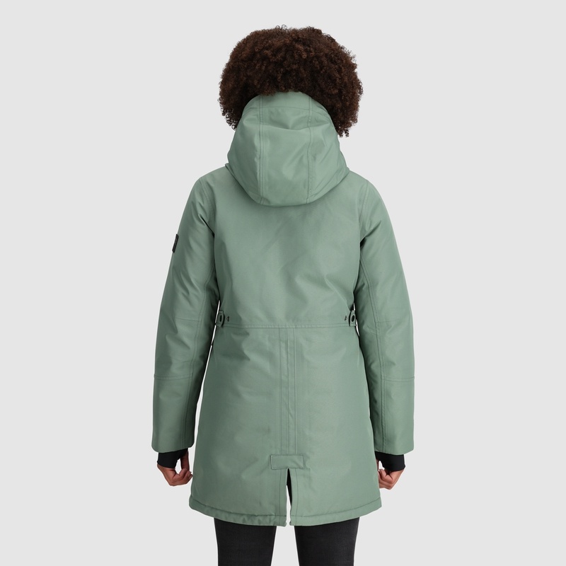 Outdoor Research Stormcraft Down Parka Damen Grün | Österreich-716XKSFYP