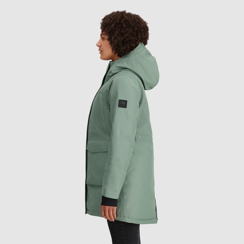 Outdoor Research Stormcraft Down Parka Damen Grün | Österreich-716XKSFYP