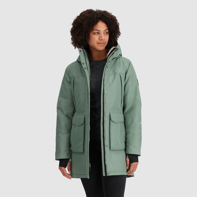 Outdoor Research Stormcraft Down Parka Damen Grün | Österreich-716XKSFYP