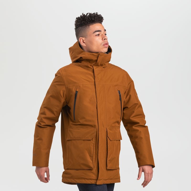 Outdoor Research Stormcraft Down Parka Herren Braun | Österreich-837FPKRLZ