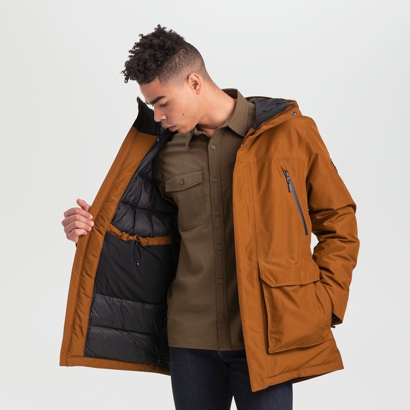 Outdoor Research Stormcraft Down Parka Herren Braun | Österreich-837FPKRLZ