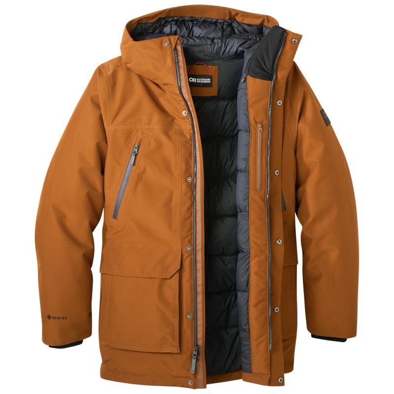 Outdoor Research Stormcraft Down Parka Herren Braun | Österreich-837FPKRLZ