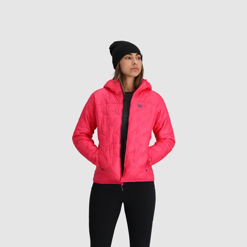 Outdoor Research SuperStrand LT Hoodie Damen Rot | Österreich-429XZWREK