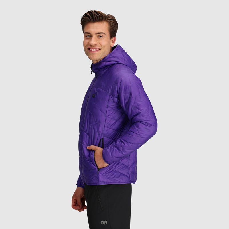 Outdoor Research SuperStrand LT Hoodie Daunenjacke Herren Lila | Österreich-759XZOJAV