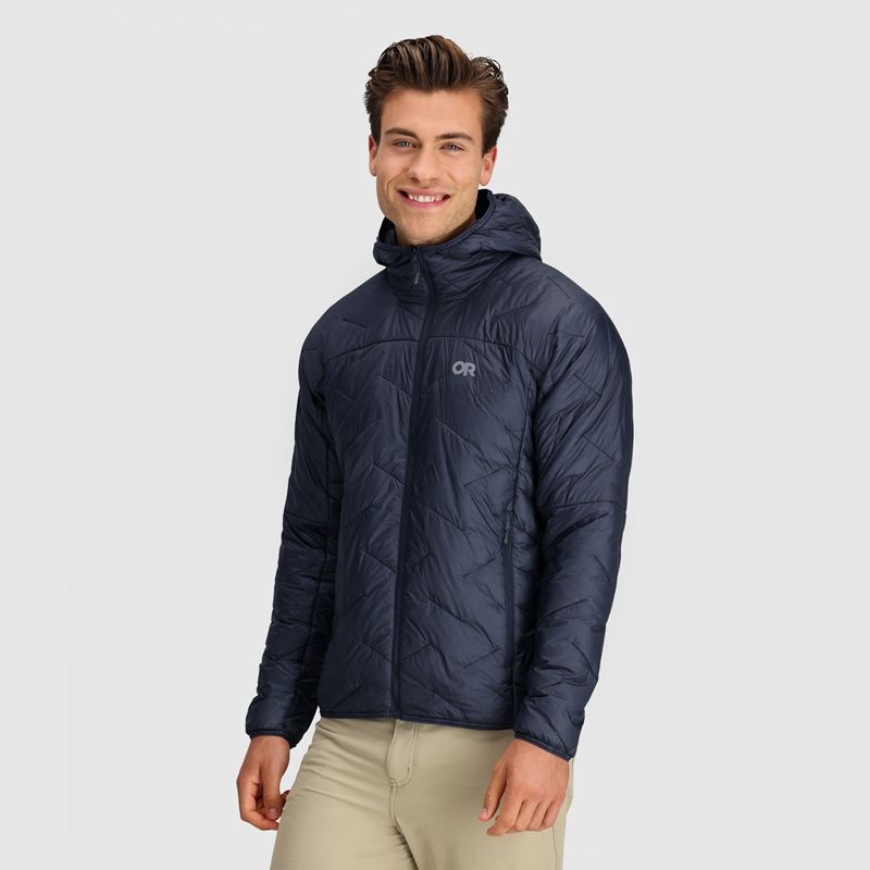 Outdoor Research SuperStrand LT Hoodie Daunenjacke Herren Navy | Österreich-047OZRBTP