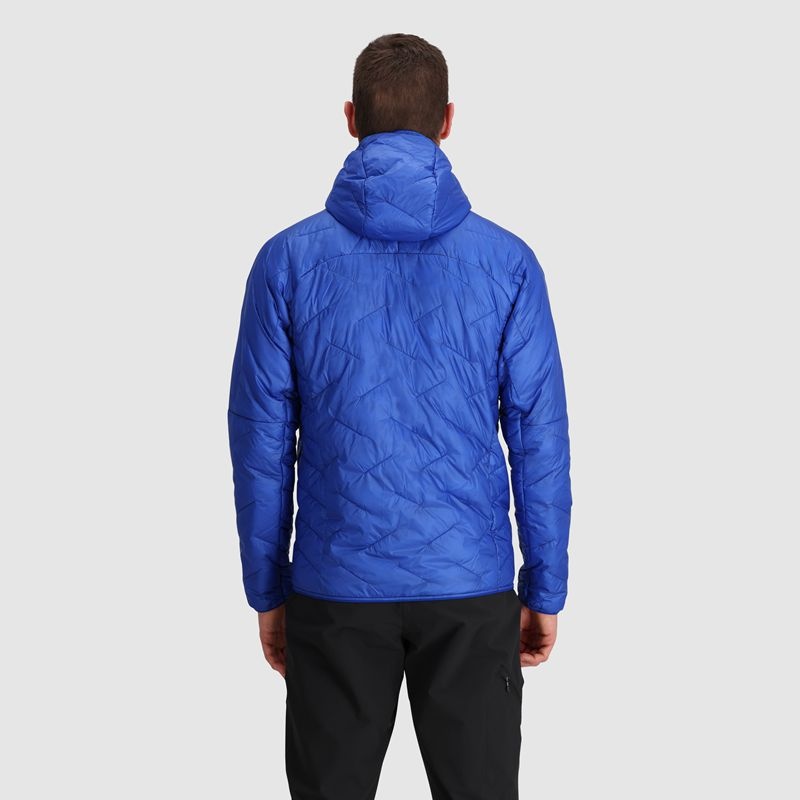 Outdoor Research SuperStrand LT Hoodie Daunenjacke Herren Blau | Österreich-974UQVZEN