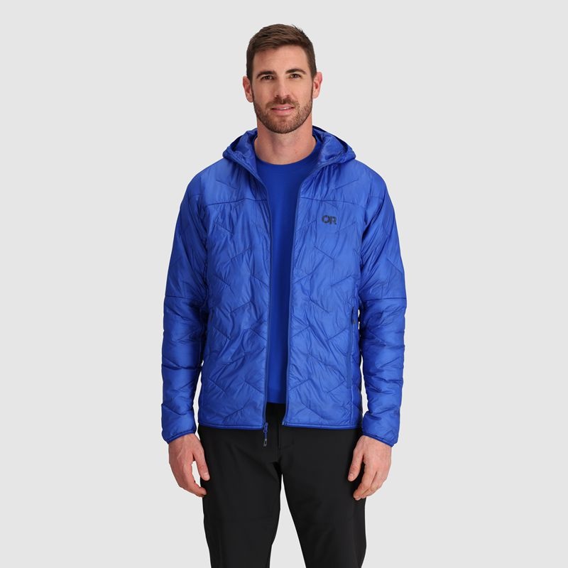 Outdoor Research SuperStrand LT Hoodie Daunenjacke Herren Blau | Österreich-974UQVZEN