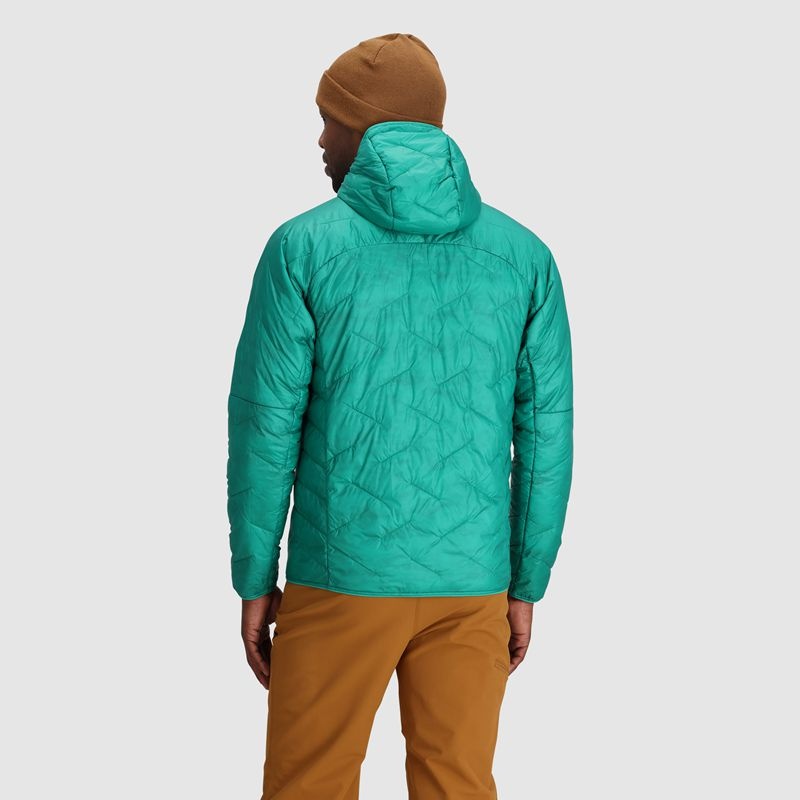 Outdoor Research SuperStrand LT Hoodie Daunenjacke Herren Türkis | Österreich-698JZESBW