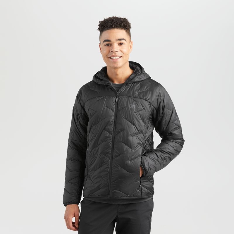 Outdoor Research SuperStrand LT Hoodie Daunenjacke Herren Schwarz | Österreich-576TUKWNB