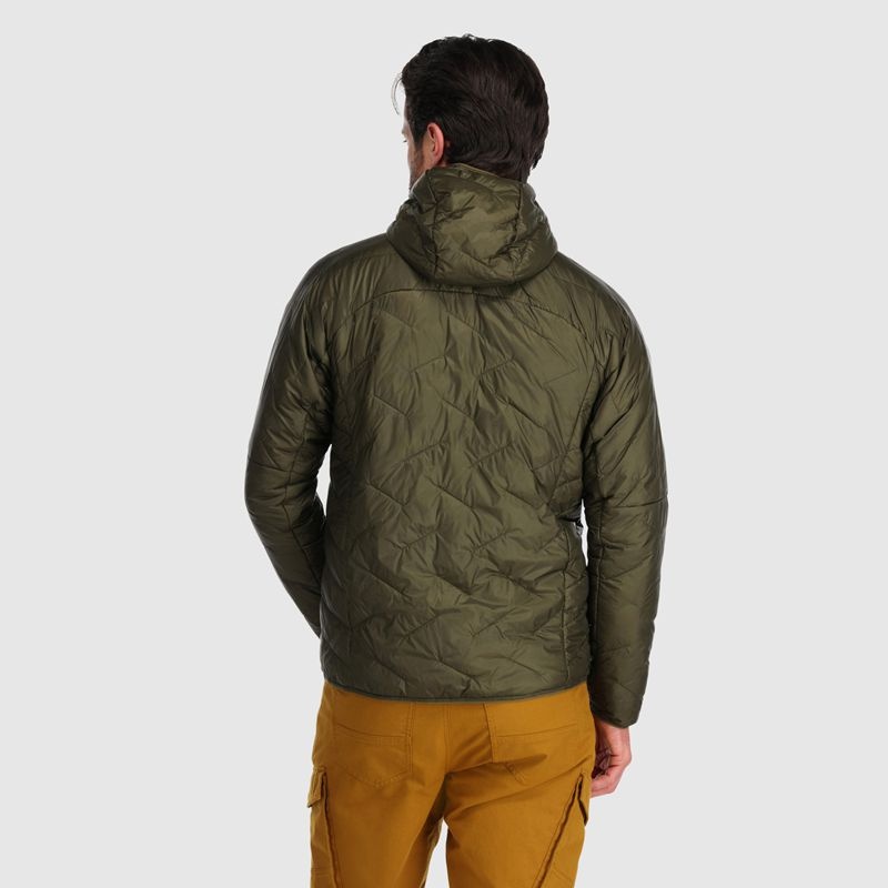 Outdoor Research SuperStrand LT Hoodie Daunenjacke Herren Olivgrün | Österreich-043IATUDX