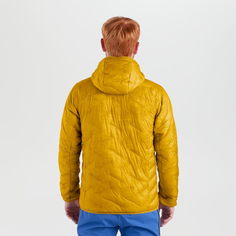 Outdoor Research SuperStrand LT Hoodie Daunenjacke Herren Gelb | Österreich-978MSYNCJ