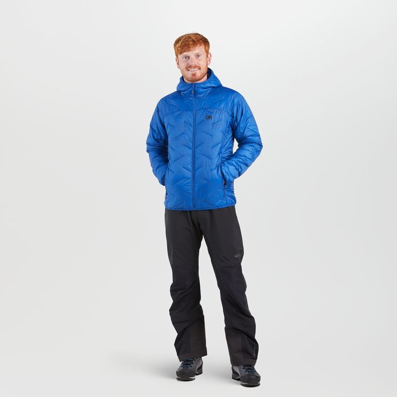 Outdoor Research SuperStrand LT Hoodie Daunenjacke Herren Hellblau | Österreich-819QBXJFK