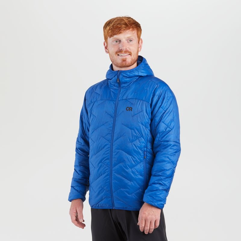 Outdoor Research SuperStrand LT Hoodie Daunenjacke Herren Hellblau | Österreich-819QBXJFK