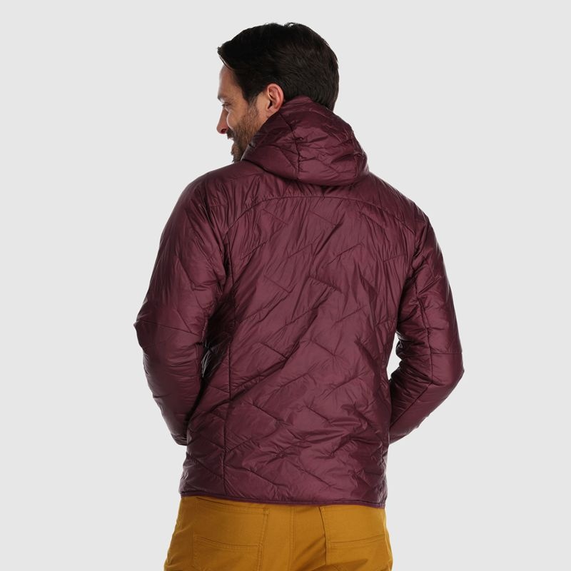 Outdoor Research SuperStrand LT Hoodie Daunenjacke Herren Bordeaux | Österreich-947XKMAOE