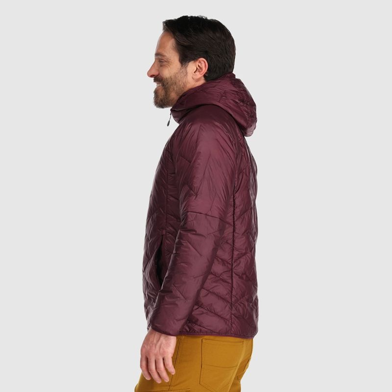 Outdoor Research SuperStrand LT Hoodie Daunenjacke Herren Bordeaux | Österreich-947XKMAOE