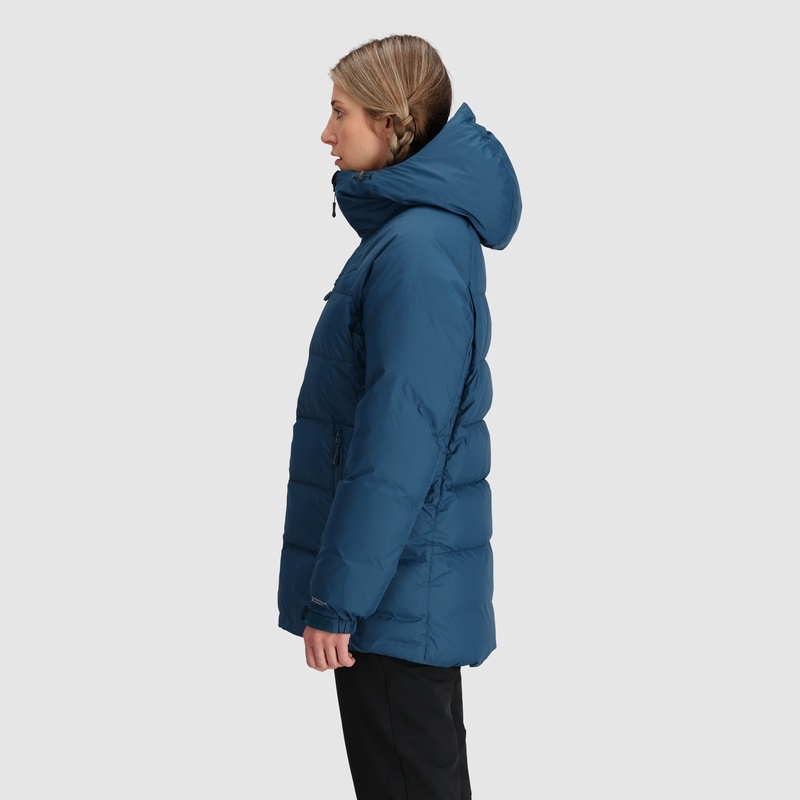 Outdoor Research Super Alpine Down Parka Damen Dunkelblau | Österreich-680CJATOV